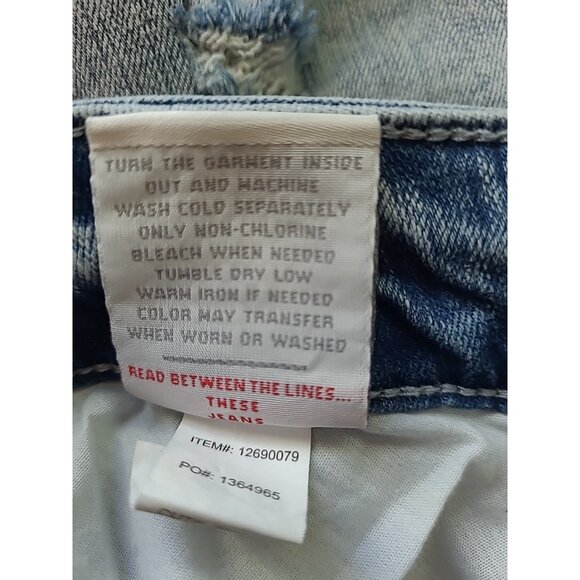 Torrid Premium Boyfriend Distressed Womens Jeans Stretch Denim Size 18 Destroyed - Picture 14 of 16